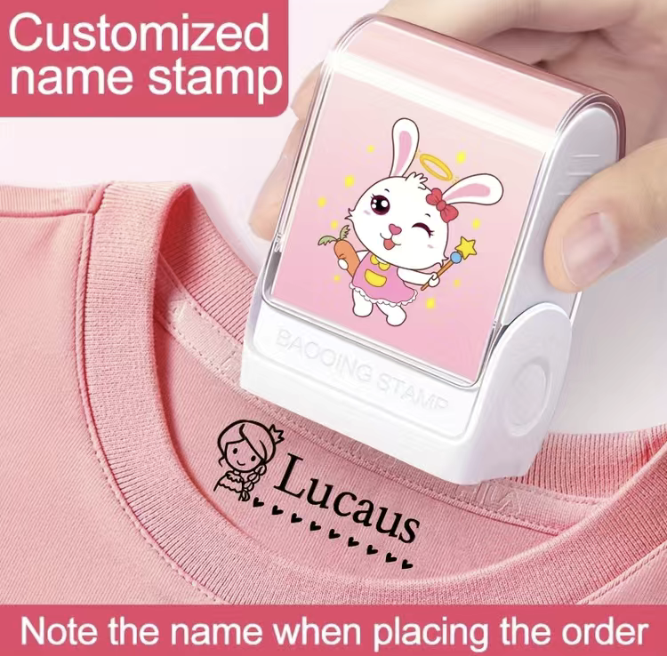 Personalized Signature Stamp with Printed Name